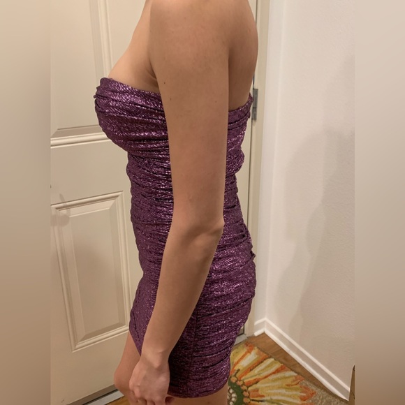 ARDEN B dress size XS shiny purple - Picture 10 of 13
